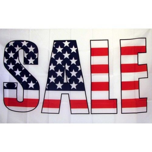 3 Sale USA Flags 3ft x 5ft Banners (THREE)