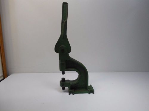 Vintage United Carr Industrial Rivet Grommet Eyelet Press M369