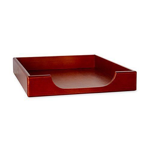 Rolodex Wood Tones Collection Desk Tray, Legal-Size, Mahogany (23360)