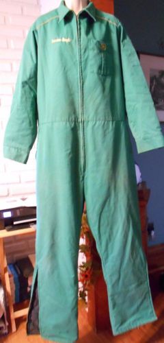 John Deere Service Dept. Insulated Over-All Green Suit Size L Halloween Costume?
