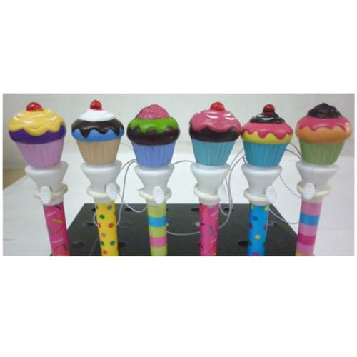 CUPCAKE POP PENS  Display Counter 24 pc RESELL / WHOLESALE  New!