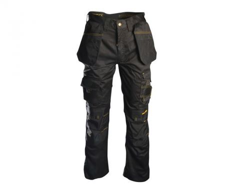 Roughneck Clothing - Black Holster Work Trouser Waist 42in Leg 31in