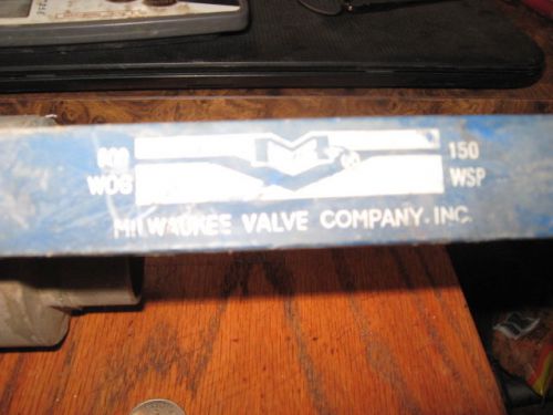 Milwaukee 2&#034; 600 wog 150 wsp copper/brass ball valve sweat solder for sale