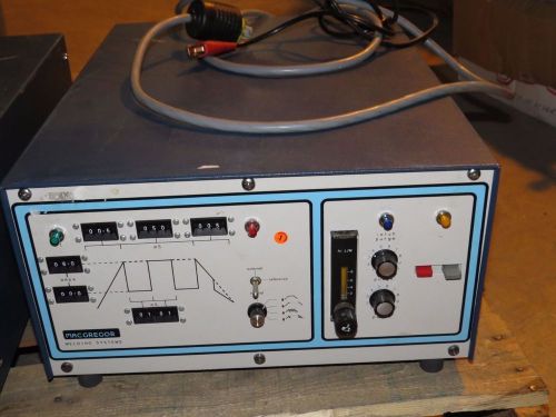 MACGREGOR WELDING SYSTEMS MODEL PA100 CONTROLLER  (# 1078)