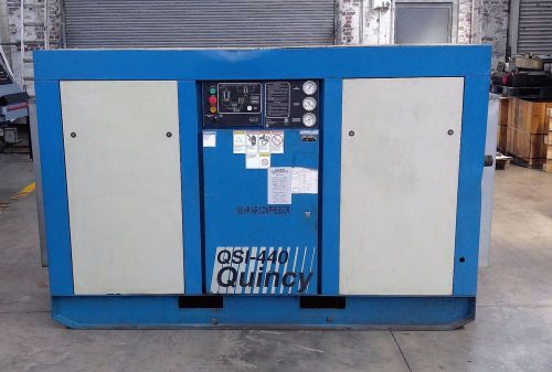Quincy qsi-440 100 hp screw air compressor 440 cfm@125 psi for sale