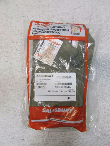 Honeywell salisbury l arc flash coat acc4032pltl for sale