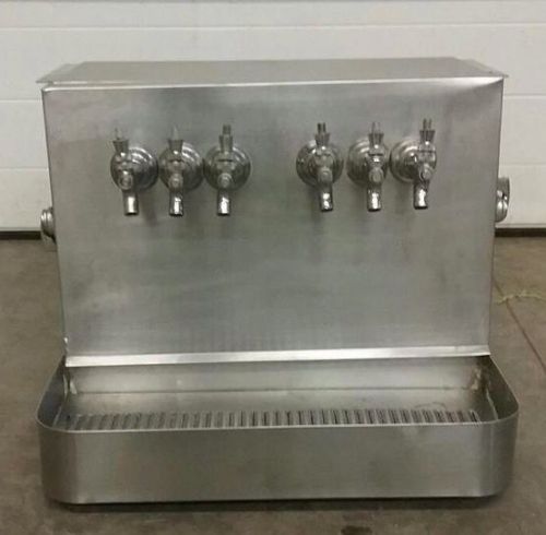 6 tap wall mount draft beer tower dispenser keg (6) faucets taps -commercial use for sale