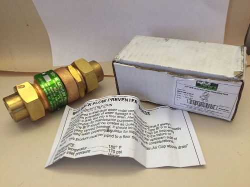 MATCO NORCA 1/2&#034; IPS Backflow Preventer with Unions, LEAD-FREE NEW IN BOX