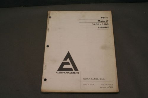 Allis Chalmers 3400 &amp; 3500 Engine Parts Manual       30