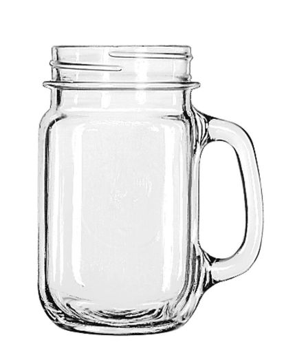 5 Libbey Drinking Jar Glass with Handle is Perfect for Everyday Use 16 Oz
