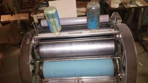 AB Dick 385 Printing Press kompac water unit