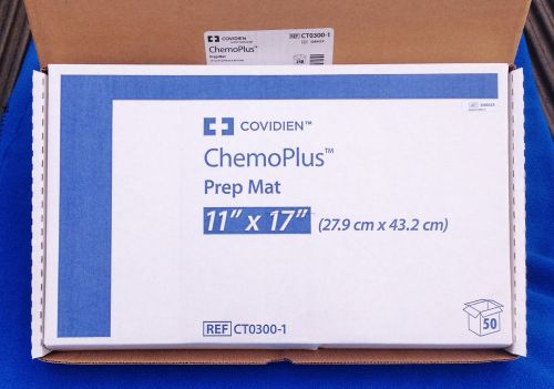 Case of 250 Covidien ChemoPlus Prep Mat - Model CT0300-1 - NEW