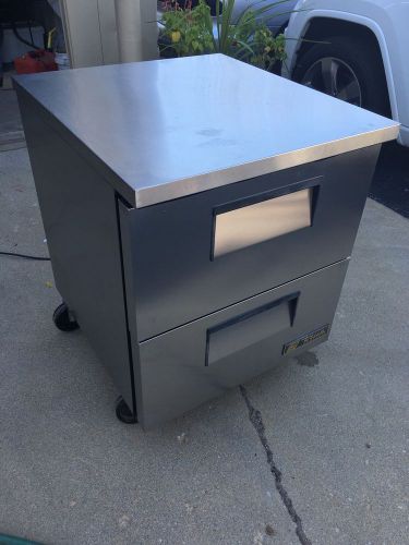 True Tuc 27F D2 Stainless 2 Drawer Freezer/Nice!Look!Wow!