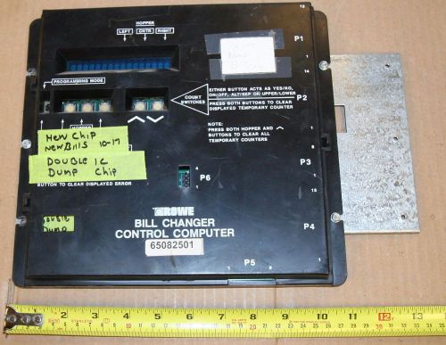 Rowe BC-1200 bill changer machine control computer 65082501 - Tested Good