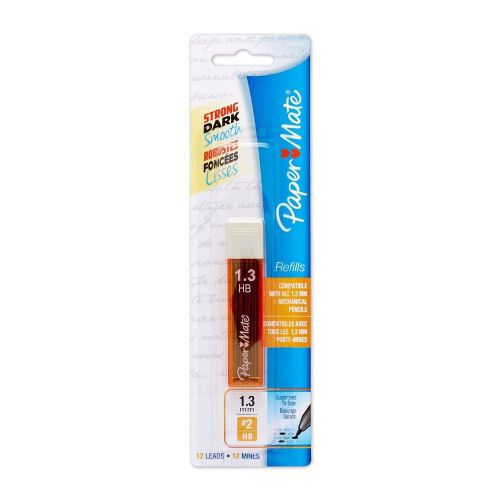 Paper mate mechanical pencil lead refills 1.3 mm hb 12-count for sale