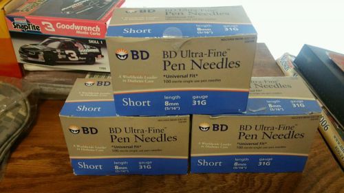BD-Ultra-Fine Pen Needles  Short 8mm x 31G 100