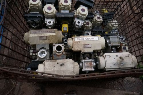 El-o-matic esn 200-4   actuators with 2 inch valves ( tri clamp )  four valves for sale