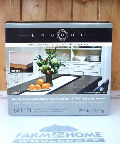 Natural realistic stone-like touch &amp; appearance concrete overlay countertop kit for sale