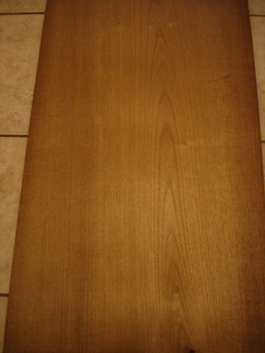 TEAK VENEER ON WOOD ON WOOD VENEER  14&#039;&#039;WIDE  X 24&#034; LONG  1/28 OR .035 THICK