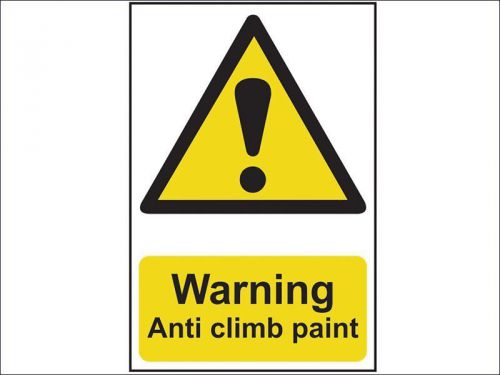 Scan - Warning Anti Climb Paint - PVC 200 x 300mm