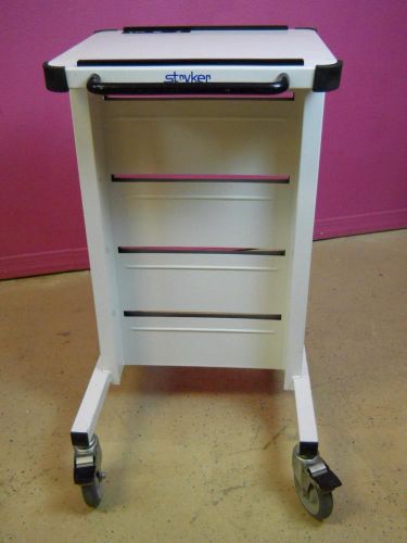 Stryker Surgical Endoscopy Power Station Equipment Cart Stand White 2296-401