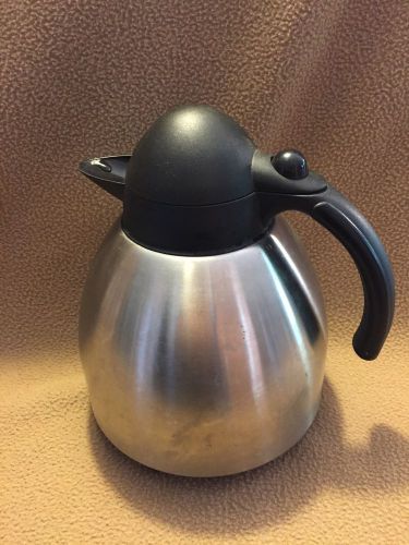 Firenze Hovac Stainless Steel Insulated  Coffee pot Carafe thermos 1L  EUC