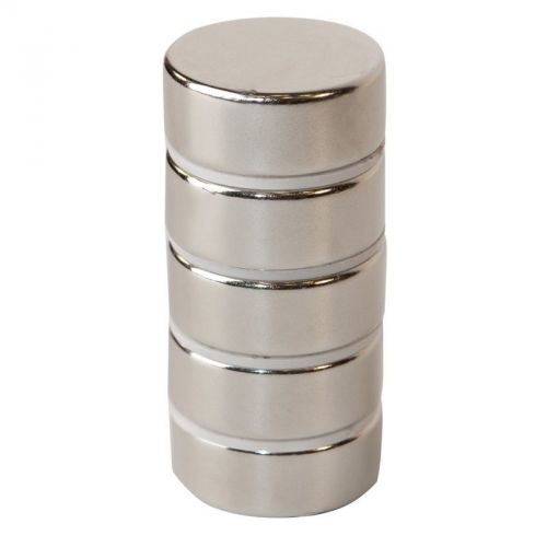 Aleko lot of 5 n52 round disc neodymium magnets d25x10mm for sale