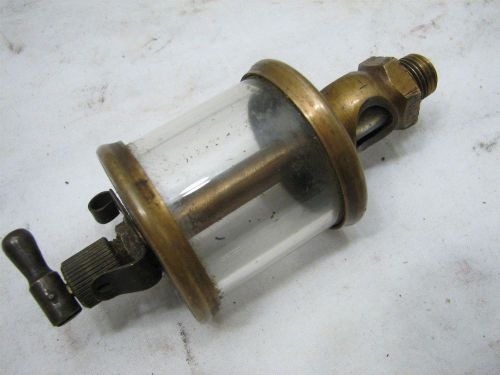 Lunkenheimer Sentinel #1-1/2 Brass Oiler Lubricator Steam Engine Tool Hit &amp; Miss