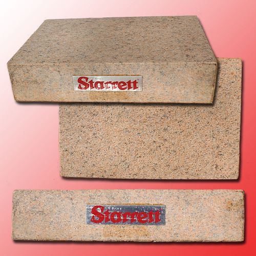 Starrett master pink granite surface plate 18&#034;x 12&#034;x 4&#034;of diamond like hardness for sale