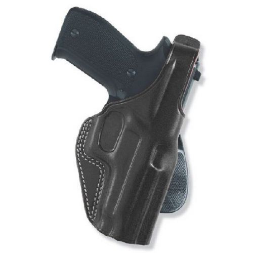Galco PLE204B PLE Unlined Paddle Holster Black Leather RH for Walther PPK