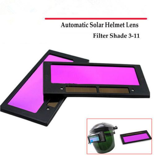 New 4-1/4&#034; x 2&#034; solar Auto Darkening Welding Lens Filter Shade 3-11 new