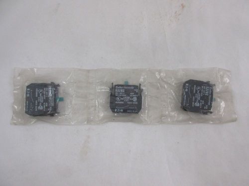 *NEW* CUTLER HAMMER E22B2 SERIES A1 CONTACT BLOCK (LOT OF 3) *60 DAY WRNTY* TR