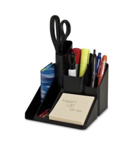 New Pencil Pen Scissor Storage Holder Desk Desktop Organizer Tray Office Black