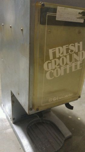 Grindmaster coffee grinder, fresh ground coffee