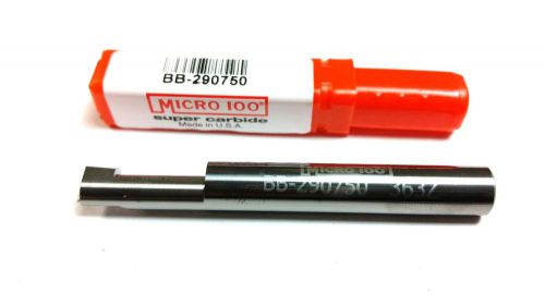 Micro 100  .290 x  .600&#034; depth carbide grooving boring bar tool (q 536) for sale