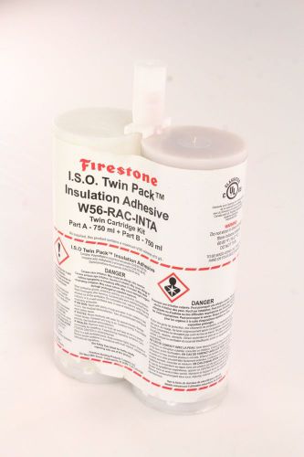 Firestone i.s.o. twin pack insulation adhesive twin cartridge kit part a &amp; b for sale