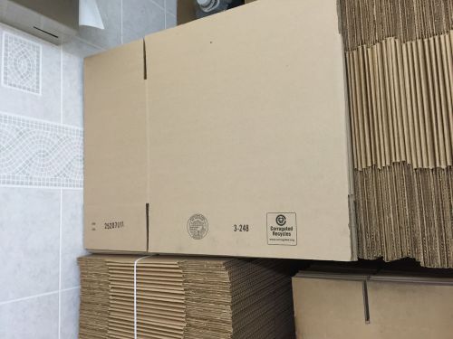 17.5x9x11&#034; Corrugated Packing Moving Shipping Boxes Cartons 10 Pack