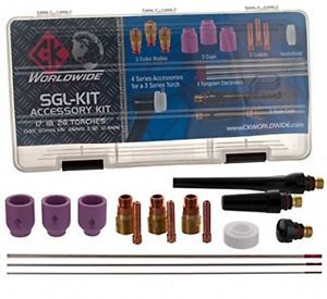 CK SGL-KIT Accessory Kit -Stubby Gas Lens. 4GL- .040, 1/16, 3/32