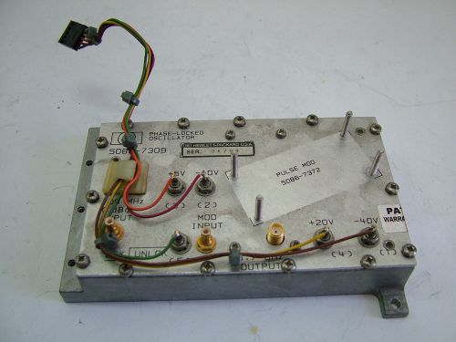 Hp 5086-7309 phase locked oscillator + 5086-7372 pulse mod for 8340a 8340b for sale