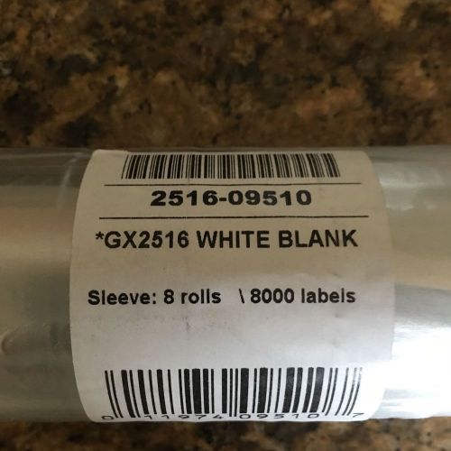 GARVEY LABELS GX2516 White Labels 11 Rolls of 1,000