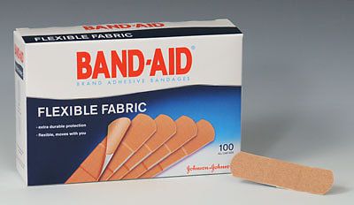 3/4&#034; x 3&#034; Johnson &amp; Johnson Band-Aid Flexible Fabric Strip Bandages (2 Boxes)