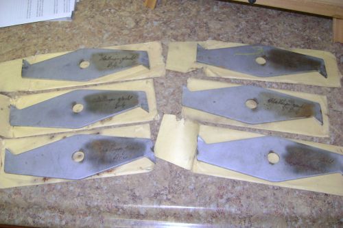 Dado Chipper Blade Set 6 pieces approx. 8 inch long 9/16&#034; inch arbor hole