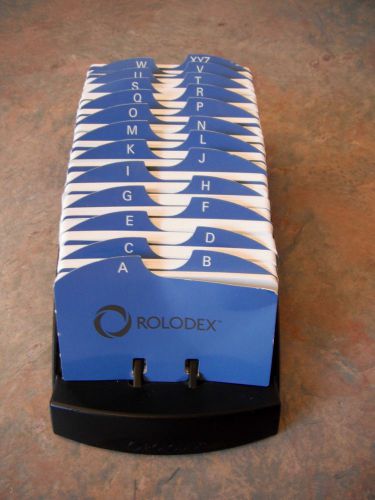 Rolodex VIP Open Card File With  2 1/4 X 4 Inch Cards
