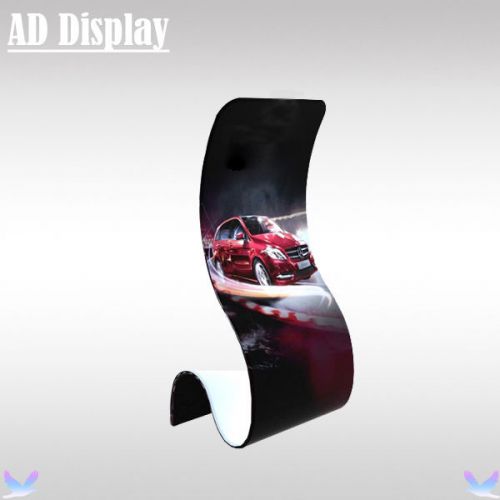 Tension Fabric Snake Promotional Banner Display Stand With Single Side Printing