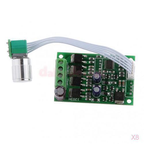8x Mini 6V-24V 3A PWM DC Motor Speed Regulator Controller with ON/OFF Switch