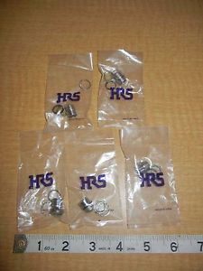 Lot of 5 hirose hrs 16 pin female screw thread connector sealed connectors new for sale