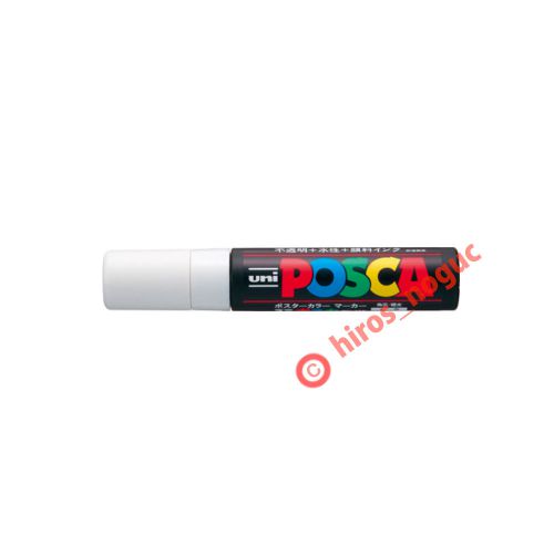 Uni posca paint marker white, pc-17k, line width 15 mm, thick line marker for sale