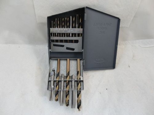 New S.A.E. Standard  Huot Tap &amp; Drill Index N.C. 18 Piece Spiral Point Set