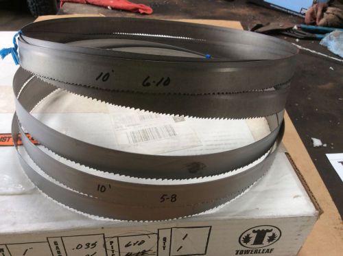 2- 10&#039; 1x5-8 m42 band saw blades for sale