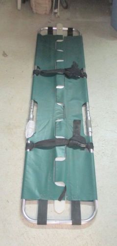 Ferno folding emt emergency gurney adult stretcher with back board excl! for sale